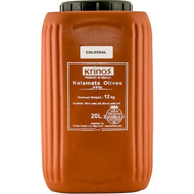 KRINOS Kalamata Olives - Colossal 12kg