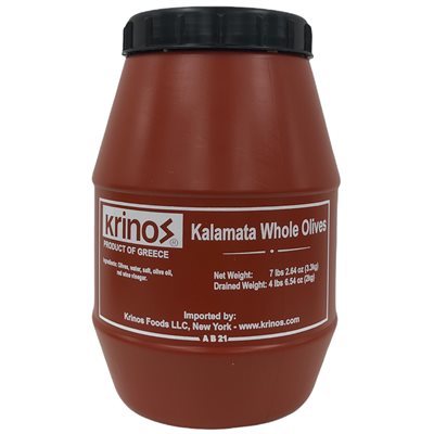 KRINOS Kalamata Whole Olives 2kg