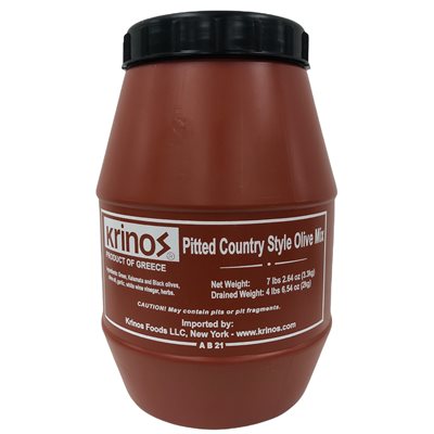 KRINOS Pitted Country Olive Mix 2kg