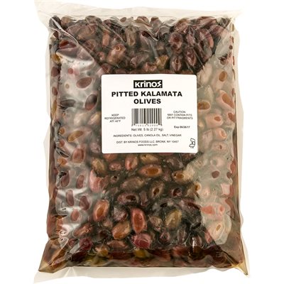 KRINOS Pitted Kalamata Olives 5lb