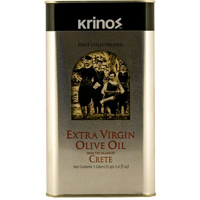 KRINOS Extra Virgin Olive Oil (Silver) 3L