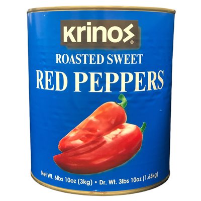 KRINOS Roasted Sweet Red Peppers 