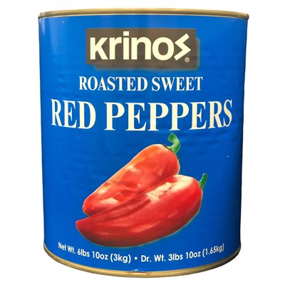KRINOS Roasted Sweet Red Peppers KRINOS Roasted Sweet Red Peppers