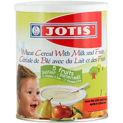 JOTIS Wheat Cereal with Milk & Fruit 300g JOTIS Wheat Cereal with Milk & Fruit 300g