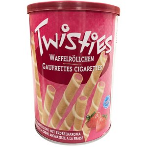 KRINOS Twisties Viennese Wafers Strawberry 400g