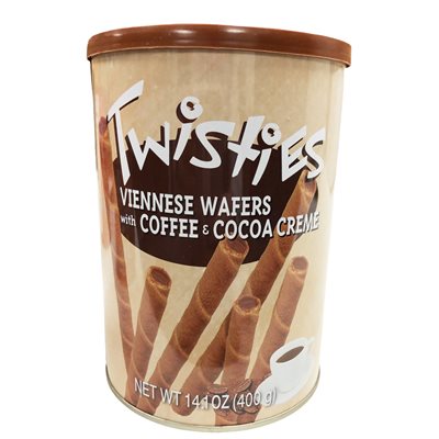 KRINOS Twisties Viennese Wafers Coffee 400g KRINOS Twisties Viennese Wafers Coffee 400g