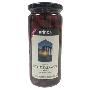 KRINOS Pitted Kalamata Olives 1lb