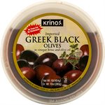KRINOS Greek Black Olives 16oz