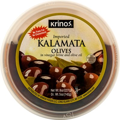 KRINOS Kalamata Olives 8oz