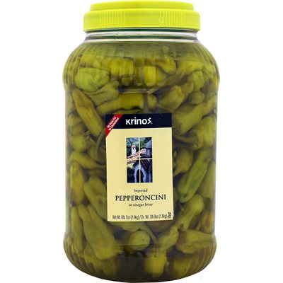 KRINOS Pepperoncini 1gal KRINOS Pepperoncini 1gal