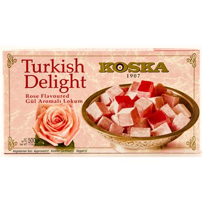 KOSKA Turkish Delight Rose Lokum 500g