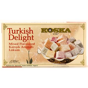 KOSKA Turkish Delight Mixed Flavors Lokum 500g