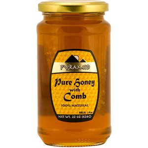 PYRAMID Honey with comb 624g