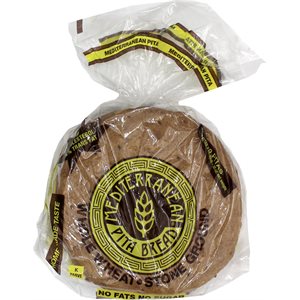 MEDITERRANEAN PITA Whole Wheat Pita Bread 10pc