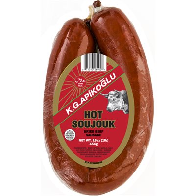 APIKOGLU Hot Soujouk 1lb pack