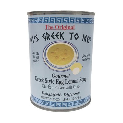 IT'S GREEK TO ME! Egg Lemon Soup 20.2oz can