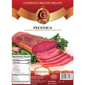 GEORGE'S Dry Pork Loin (Pecenica) Appr 20lb