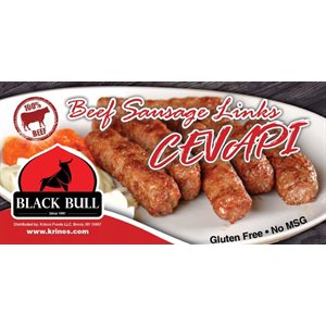 BLACK BULL Beef Sausage Links (Cevapi) 2lb