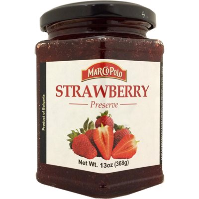MARCO POLO Strawberry Preserves 13oz MARCO POLO Strawberry Preserves 13oz