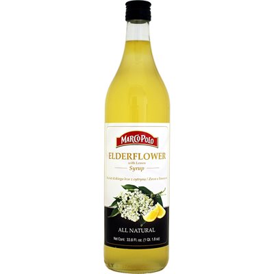MARCO POLO Elderflower Syrup 1L MARCO POLO Elderflower Syrup 1L