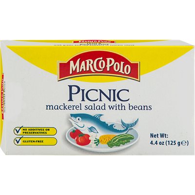 MARCO POLO "Picnic" Mackerel Salad with Beans 4.4oz
