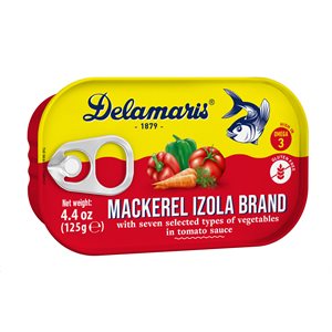 DELAMARIS Izola Mackerel Salad 14/125g tins