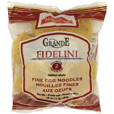 MARCO POLO Grande Fidelini Fine Egg Nest Noodles 1lb