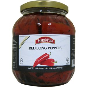 MARCO POLO Red Long Peppers 56oz