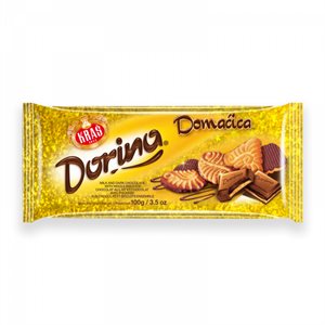 Dorina Chocolate with Domacica Biscuits 100g