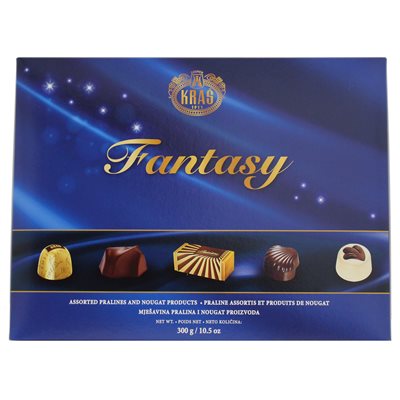 KRAS Fantazija Boxed Chocolates 300g KRAS Fantazija Boxed Chocolates 300g