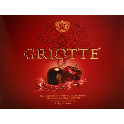 KRAS Griotte Chocolate-Covered Cherries 358g