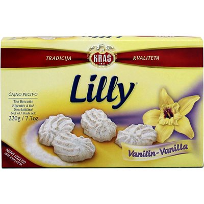 KRAS Lilly Vanilla Cookies 220g KRAS Lilly Vanilla Cookies 220g