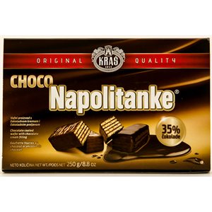 KRAS Napolitanke Chocolate Covered Wafers 250g