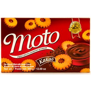 KRAS Karolina Moto Cookies with Chocolate Filling 360g