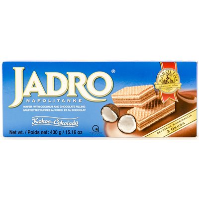 KRAS Karolina Jadro Chocolate & Coconut Wafers 430g KRAS Karolina Jadro Chocolate & Coconut Wafers 430g