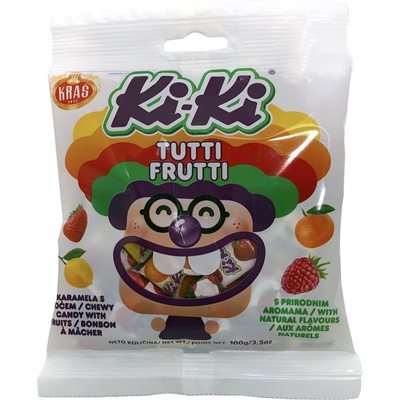 KRAS "Ki-Ki" Fruit Toffee 100g KRAS "Ki-Ki" Fruit Toffee 100g