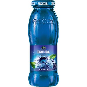 FRUCTAL Blueberry Nectar 200ml bottle