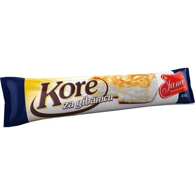 Jami Kore for Gibanica Phyllo Sheets 12/450g Jami Kore for Gibanica Phyllo Sheets 12/450g