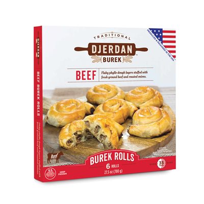DJERDAN Beef Burek Rolls 780g DJERDAN Beef Burek Rolls 780g