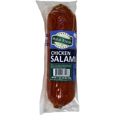 HALAL FRESH Chicken Salami 1lb HALAL FRESH Chicken Salami 1lb
