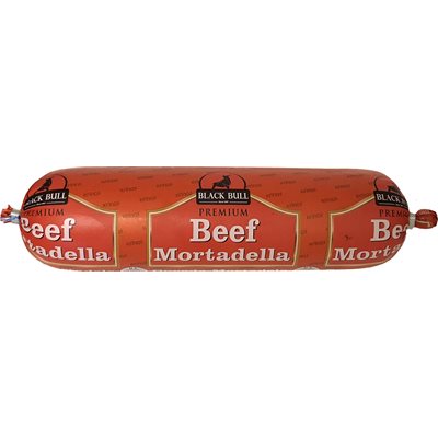 BLACK BULL Beef Mortadella Mini 1lb BLACK BULL Beef Mortadella Mini 1lb