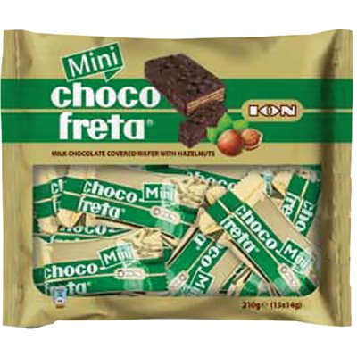 ION Mini ChocoFreta with hazelnuts 210g ION Mini ChocoFreta with hazelnuts 210g