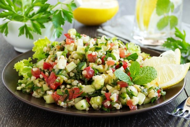 lemon-mint-and-tabbouleh-salad